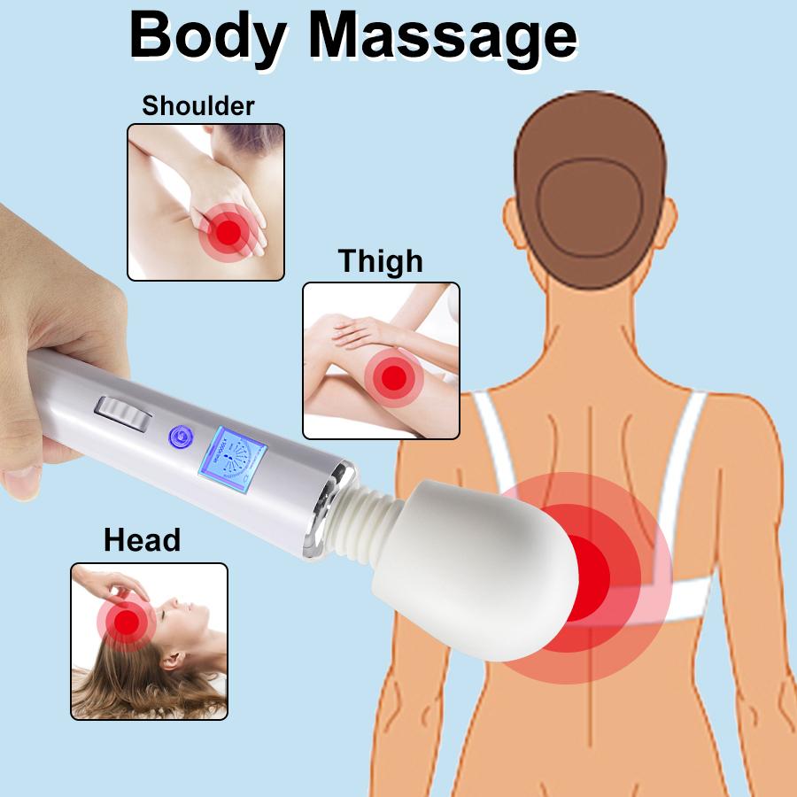 Powerful Magic Wand Vibrators for women Clitoris Stimulator AV Stick G Spot Massagers Female Masturbator Sex Toys for Woman