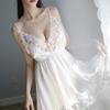 New sexy underwear lace perspective embroidery deep pure desire ice silk women sexy temptation