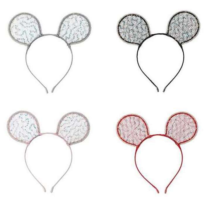 Diadème Avec Oreilles De Souris - Divers Modèles - 4 Couleurs - À Partir De 3 Ans - Pour Filles