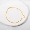 Minimalist Shiny Chains Anklets For Women Girls Friend Foot Jewelry Leg Barefoot