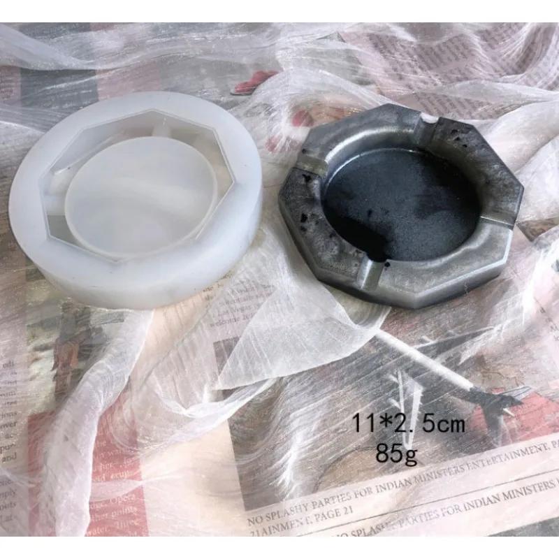 Silicone Ashtray Mold Crystal Resin Ashtray Tray Mold Irregualr Cement Molds Coasters Mold DIY Craft Moldes De