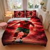 Powerful Soccer Moment Print 3Pcs Bedding Setduvet Cover With 2 Bedropillowcase Home Birthday Gift