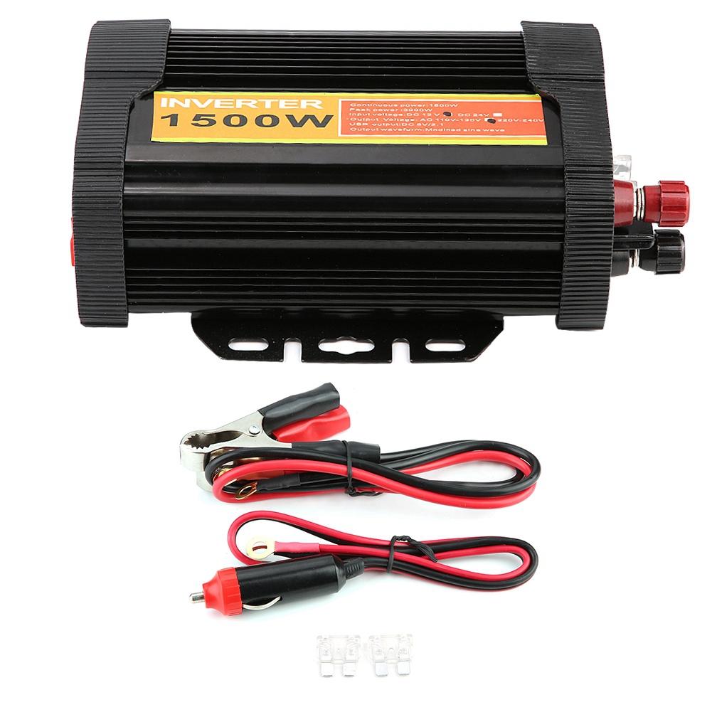 

12V DC to 110V AC 1500W Car Auto Voltage Transformer Inverter Converter Car Charge