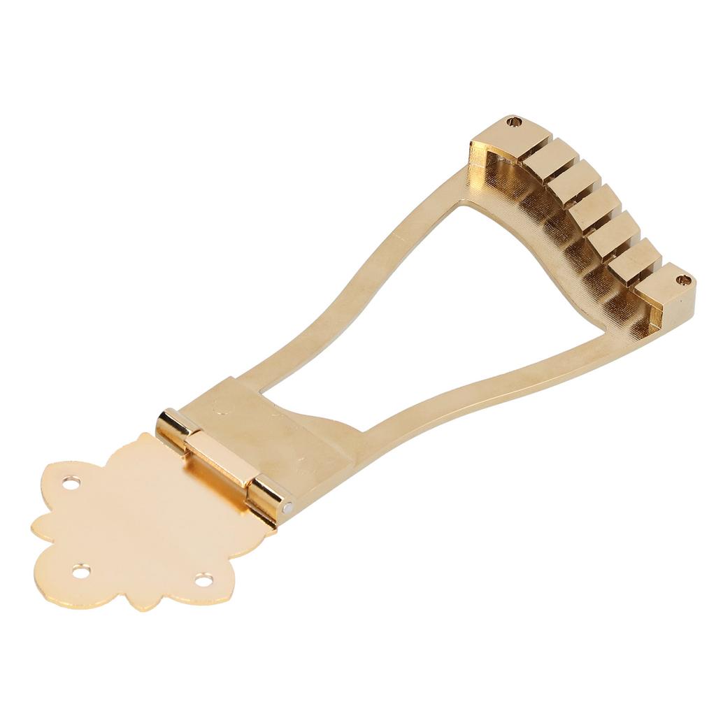 Bridge Tailpiece Replacement for Electric Jazz Guitar Musical Instrument AccessoriesGold
