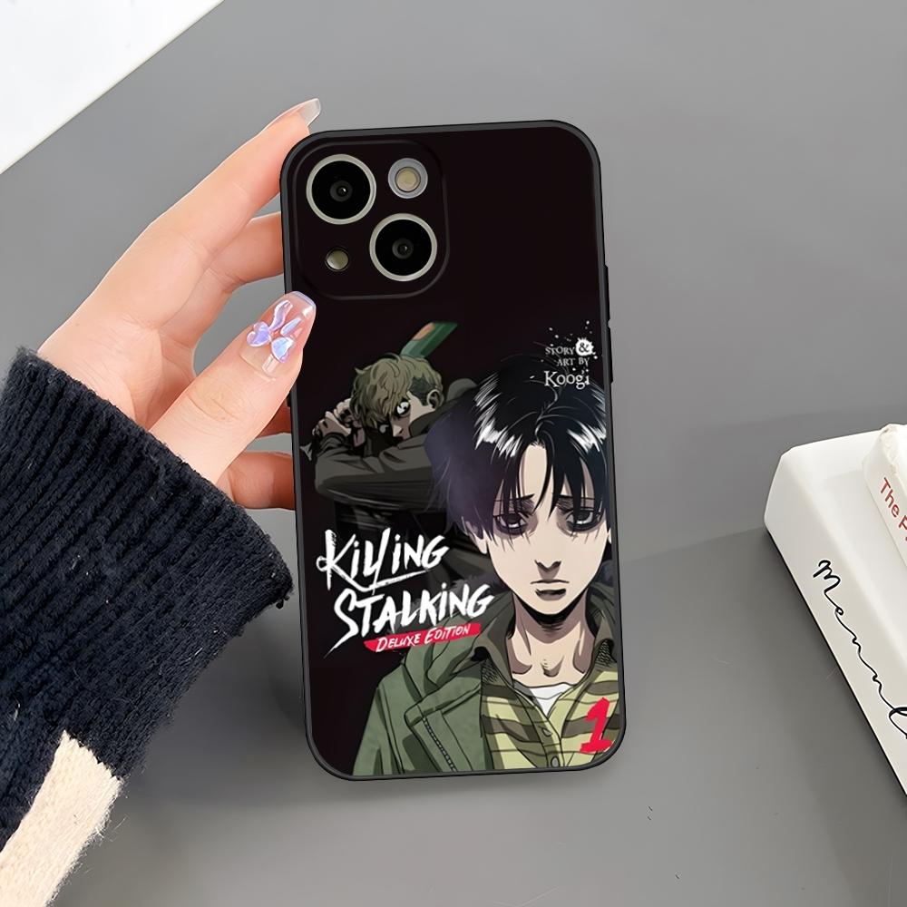 

Чехол для телефона с аниме-персонажем Kill Stalker Для iPhone 16 Plus 15 14 Pro Max 13 Mini 11 12 Xr X Xs 6 7 8 SE Plus Задняя крышка iPhoneXR