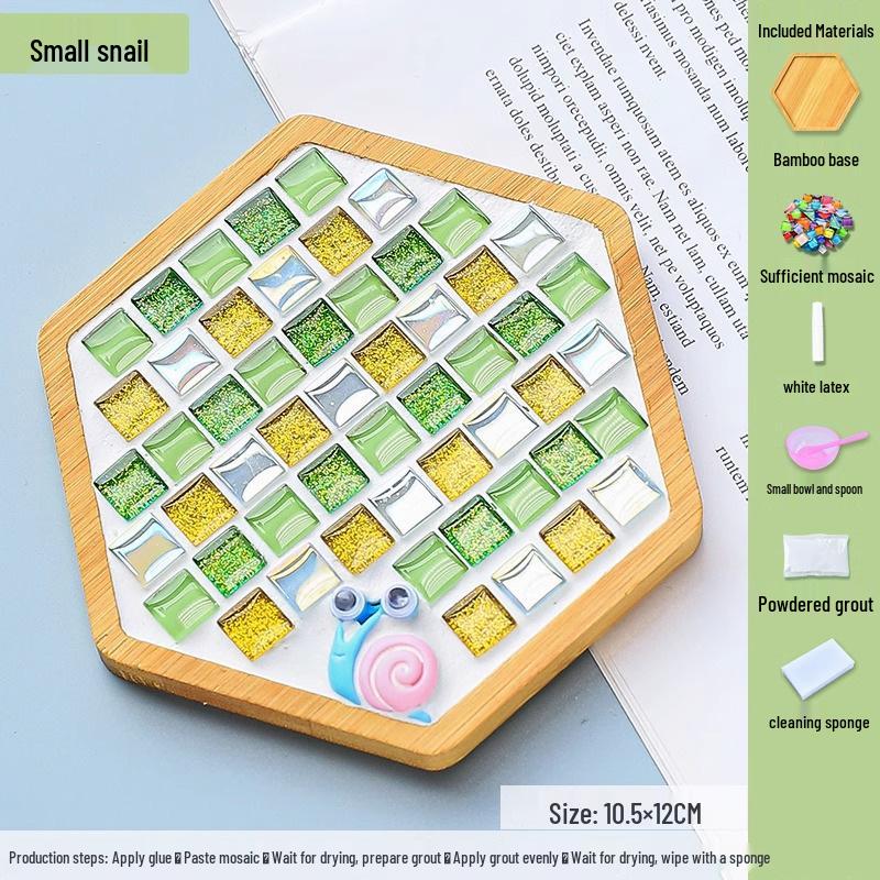 DIY Mosaic Coaster Kit for Kids: Creative Father's Day Craft