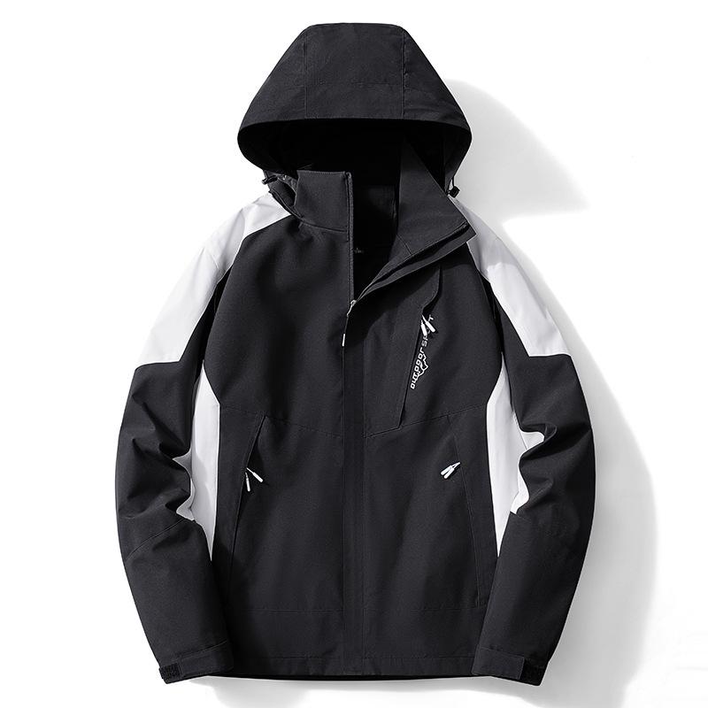 Cross-Border Outdoor Unisex Windbreaker: Waterproof, Windproof, Ideal for Spring/Autumn, Custom Logo Available.