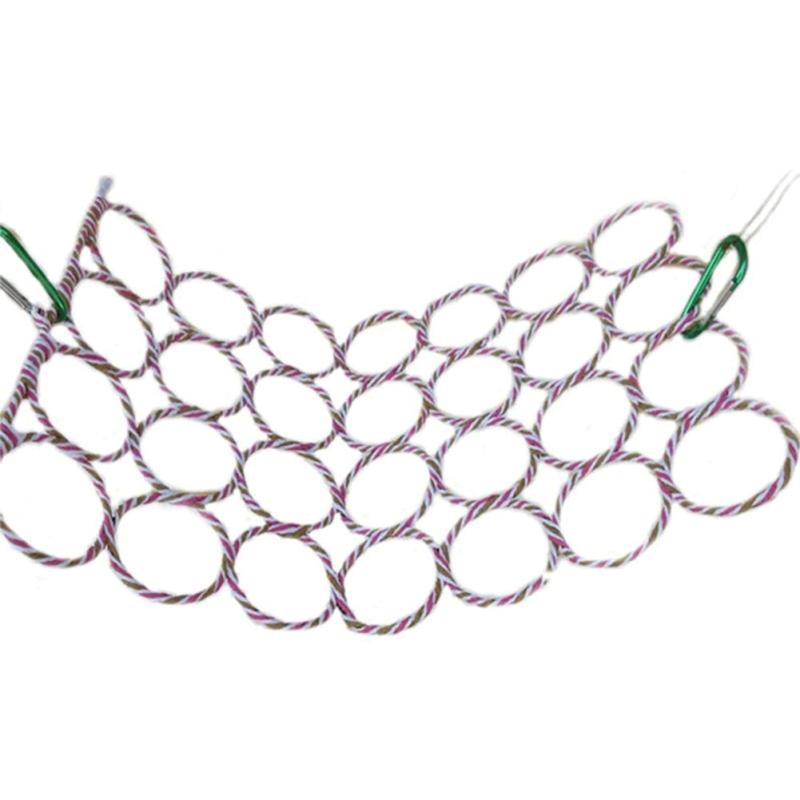Rede de escalada de pássaros, papagaio, brinquedos de balanço com ganchos, suprimentos para pássaros, cacatuas, periquitos, pombinhos