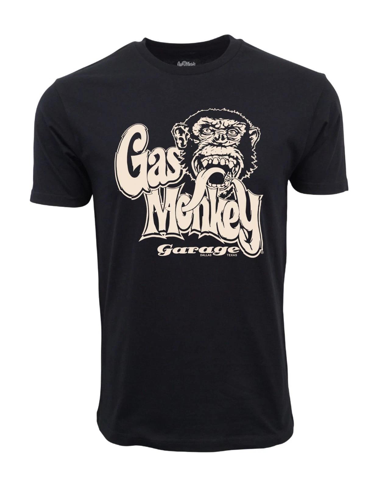 Unisex Adult Casual Graphic GAS MONKEY GARAGE DALLAS TEXAS LOGO T S... S