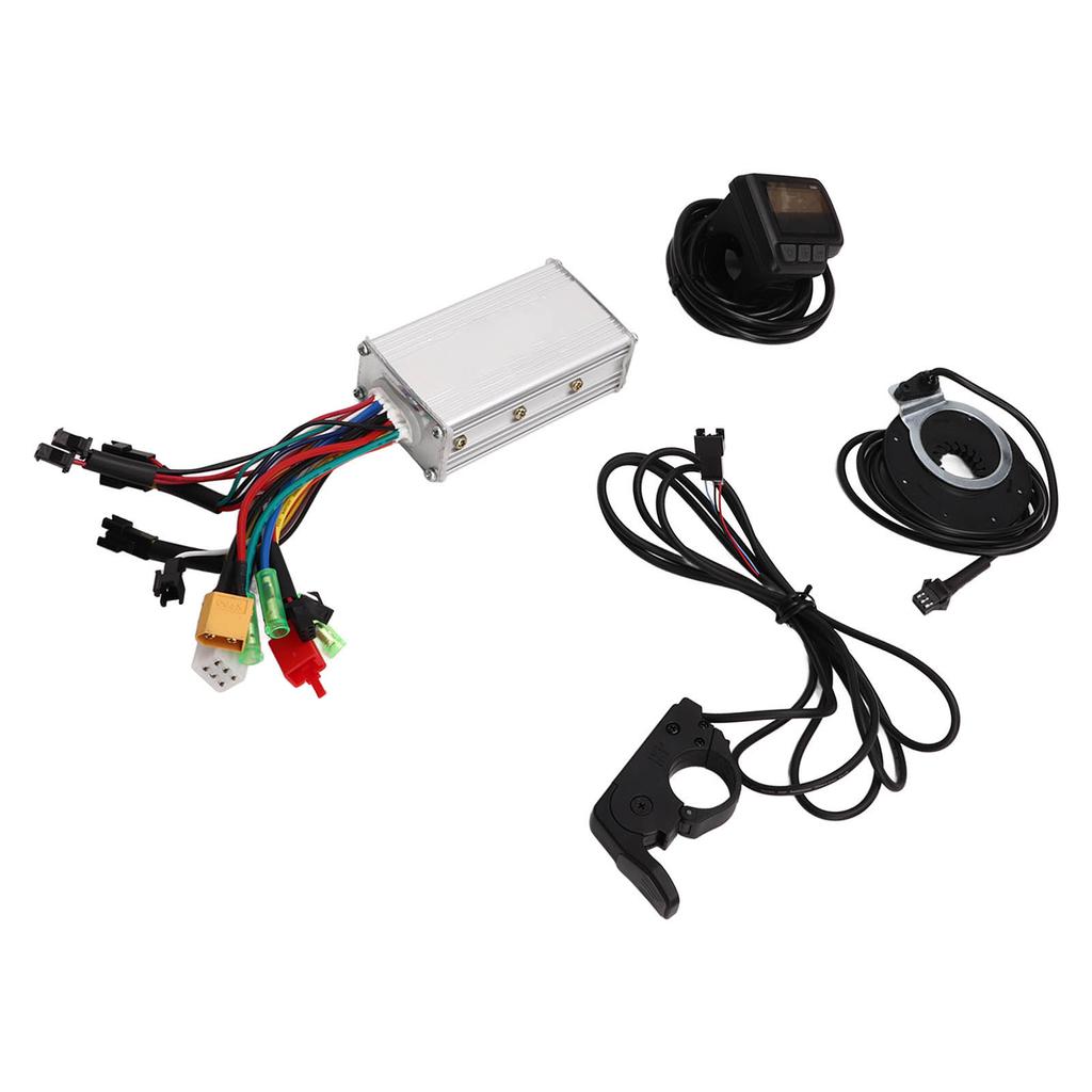 Elektrofahrrad Motor Controller Kit 3 Modus Sinuswelle 6 Röhren Controller PAS Daumengas LCD Meter