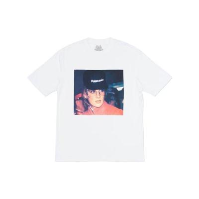 Graphic Print Crew Neck Short Sleeve T-Shirt Men Tops White P13TS054