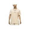 Jordan Air Embroidered Letter Print Crew Neck Casual Short Sleeve T-Shirt Men Tops Light-Brown DM3183-203