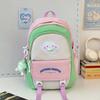 Nylon Letter Backpack For Girls With Reducing Burden And 14in Laptop Storage For Daily Use