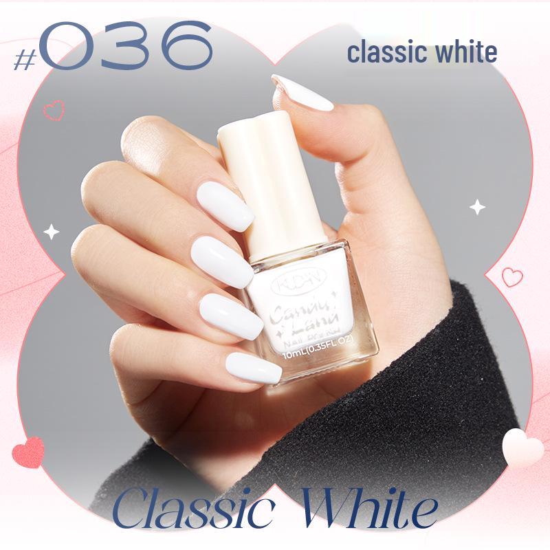 Candy Land Quick-Dry Water-Based Peelable Nail Polish - Long-Lasting Glitter Nude Care