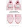 Anta Irregular 2 Sports Fashion Comfortable Non-Slip Wear-Resistant Mid-Top Kids Basketball Shoes Kids Basketball Shoes Pink Blue 322321102H-8