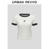 UR 2025 Damen Slim-Fit T-Shirt mit Kontrastprint