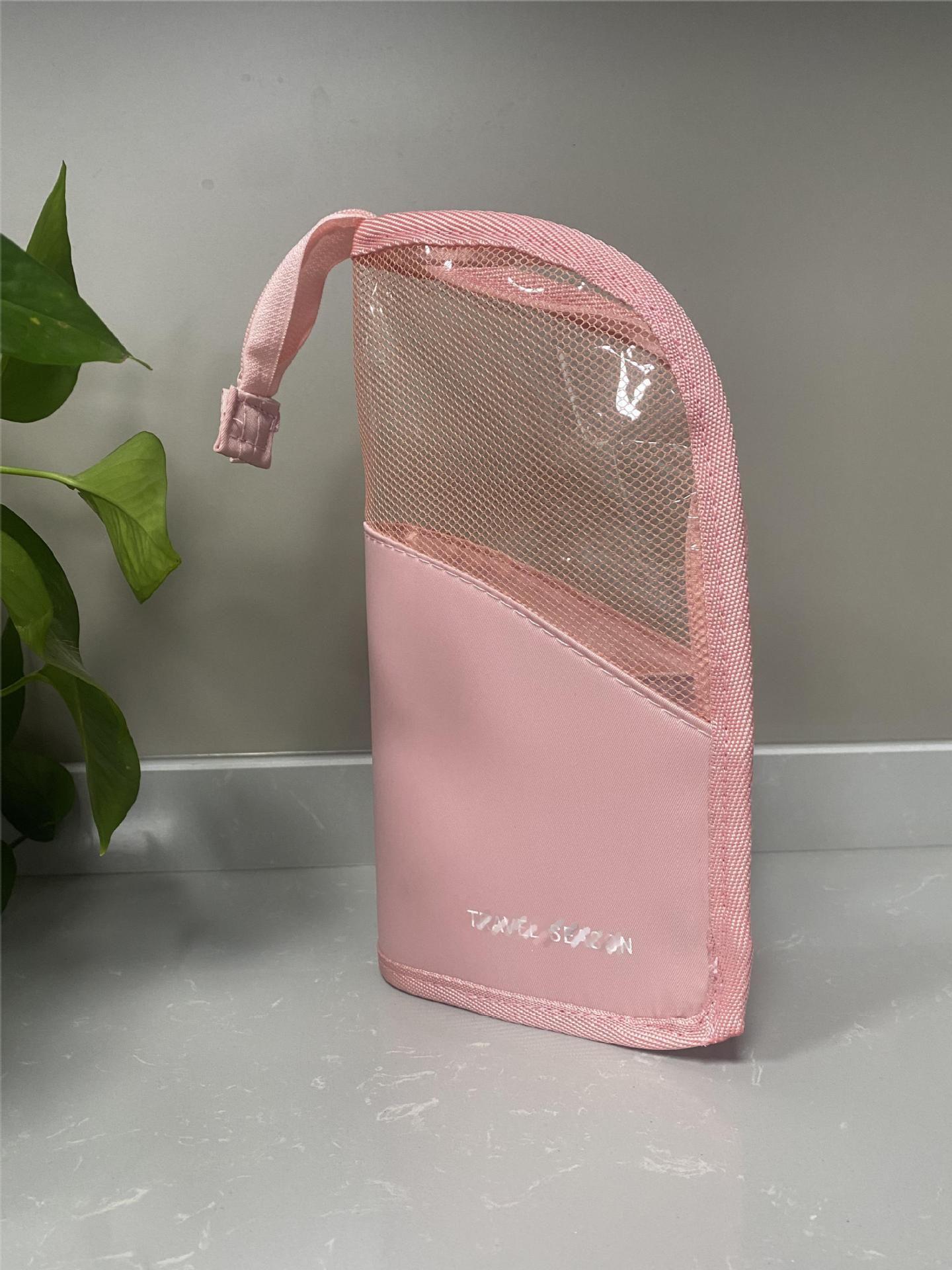 

Водонепроницаемая косметичка большой вместимости: Универсальный, Портативный и Четкий розовый