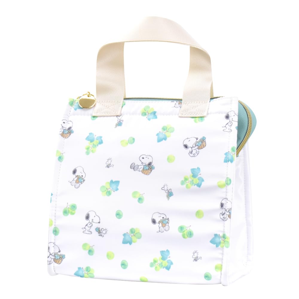 Snoopy Lunch Lunch Mini Tote Insulated Lunch Bag with Ice Pack Zipper Perfect for and and Cute Character Snoopy0071 Muscat Bag, Tote, Bag, Pocket,