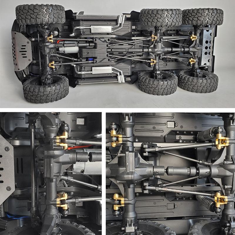 YEAHRUN Brass Axle Mount Suspension Links Stand for 1/10 RC Crawler Car TRX4 TRX6 Upgrade Parts