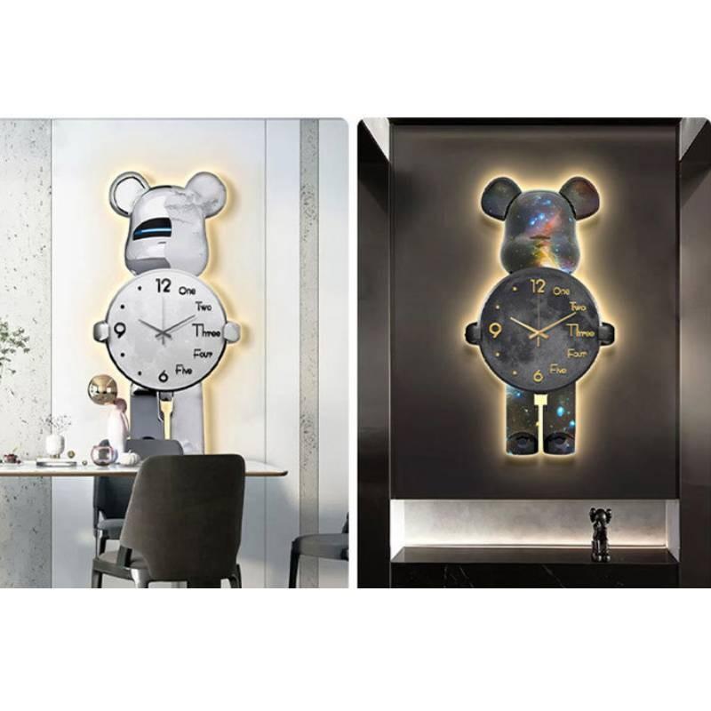 Wall Violentbear Clock Creativity Timepiece Living Decoration Room