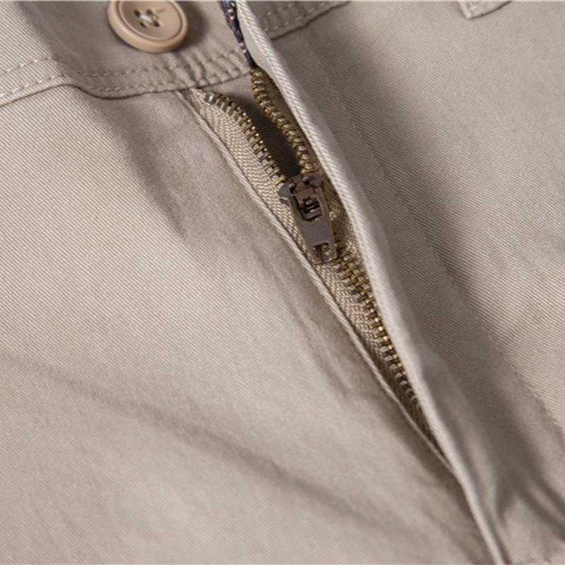 Pánské kalhoty pro volný čas ze 100% bavlny Slim Fit Pánské Business Kalhoty