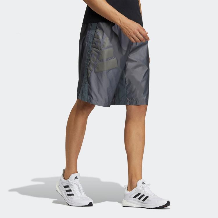 Adidas Sports Lifestyle Series Breathable Casual Mid-Rise Sports Shorts Men Shorts Gray GN0773