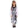 Kids Skeleton Costume Halloween Skeleton Tutu Skirt/Dinosaur Jumpsuit/Bone Onesie Outfit