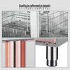 Yunqin Large Capacity Vertical Double Door Hot Air Disinfection Cabinet
