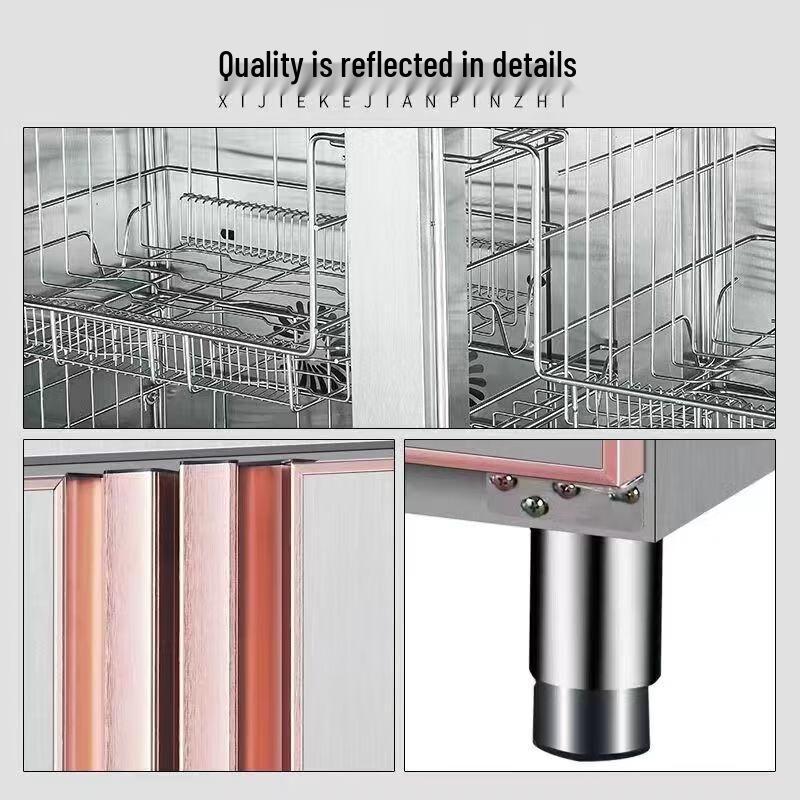 Yunqin Large Capacity Vertical Double Door Hot Air Disinfection Cabinet