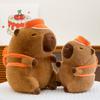 Basketball Backpack Capybara Plush Toy Doll Capibara Doll Doll Children's Gift Hug Pillow