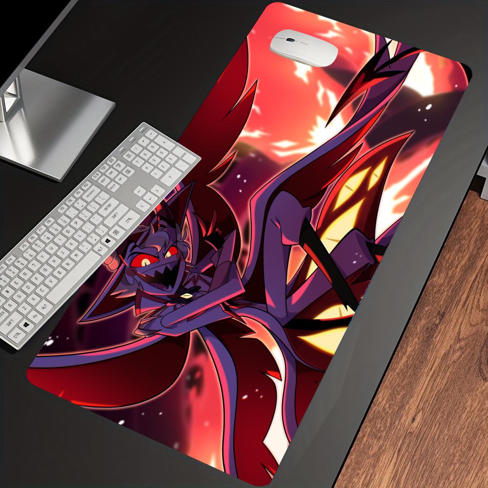Velká podložka pod myš Hazbin Hotel Hráč Počítačové příslušenství Podložka pod myš Podložka pod klávesnici notebooku Kobercový stůl PC Anime XXL Herní podložka na stůl