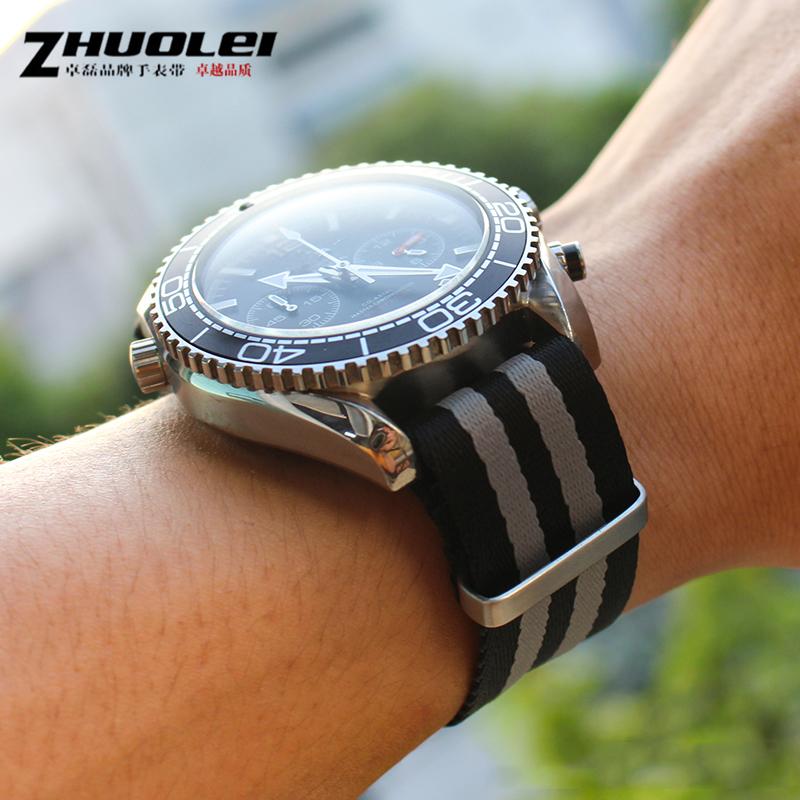 Hochwertiges Nylon-Uhrenarmband für Omega Seamaster Speedmaster Rox Mido Seiko Armband 20mm 22mm