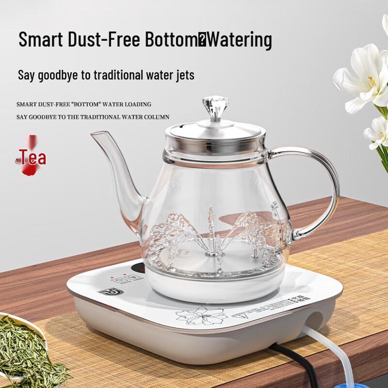 Ronshen 0.8L Automatic Refill Glass Electric Kettle CN plug (adapter included)
