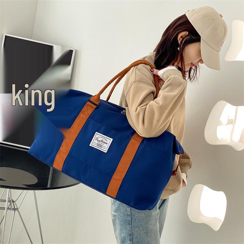 Unisex Gym Bag with Wet/Dry Separation, Large Capacity, Lightweight Tote for Travel or Maternity