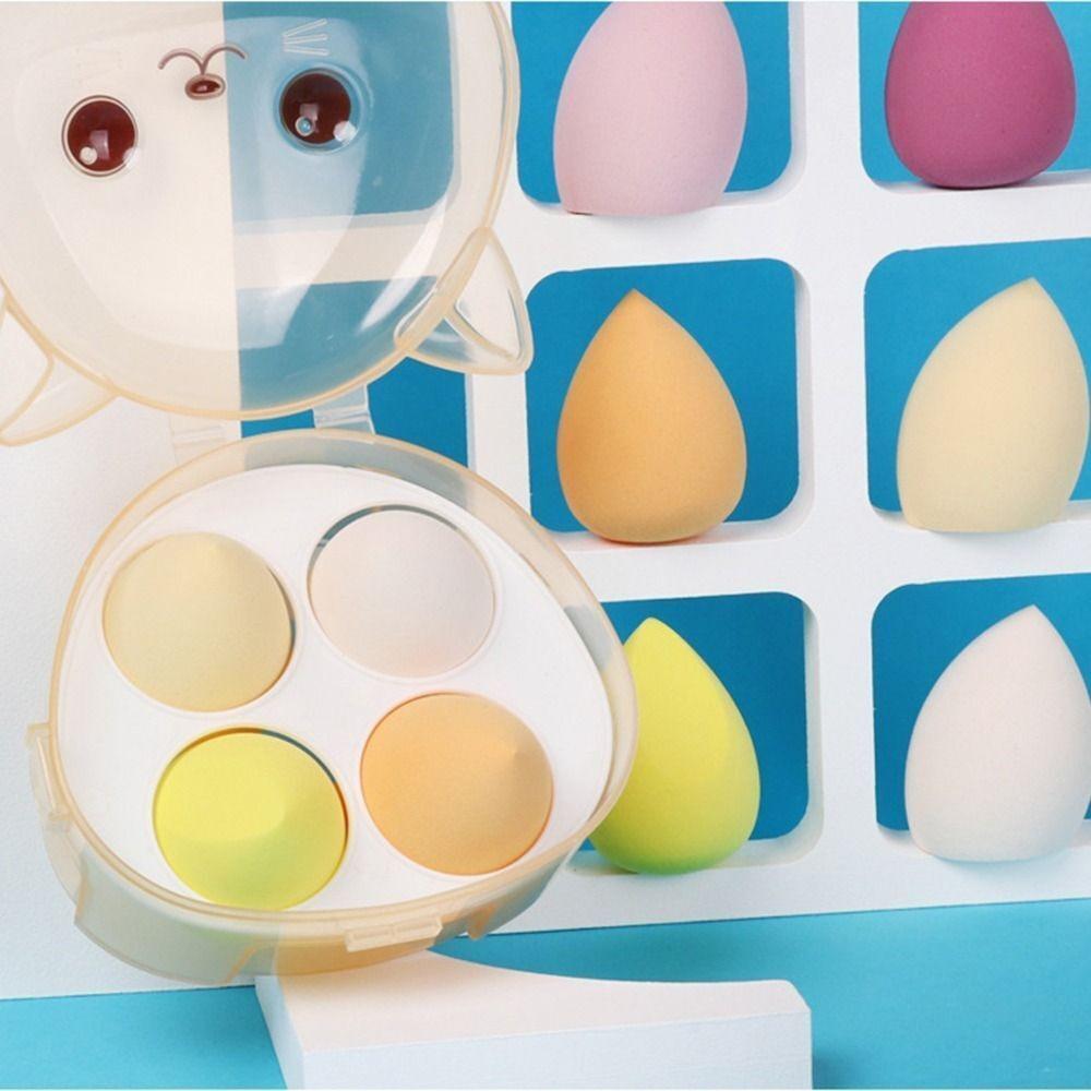 

4 шт., милая косметическая пудра, мягкое яйцо для макияжа, новая тыквенная пудра