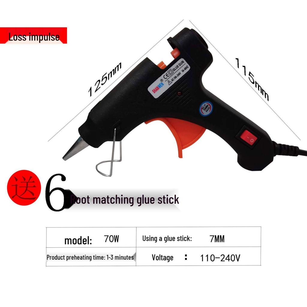 Hohe Viskosität DIY Heißklebestifte für Handarbeiten, 7 mm, Geeignet für Kinder.