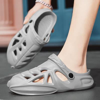 22 neue Lochschuhe, lässige Strandschuhe zum Gehen, einfarbig, leichte und schnell trocknende Sandalen, einteilig