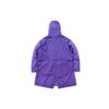 Li Ning Paris Fashion Week Series Loose Sports Mid-Length Hooded Windbreaker Men Outerwear Purple AFDP067-1