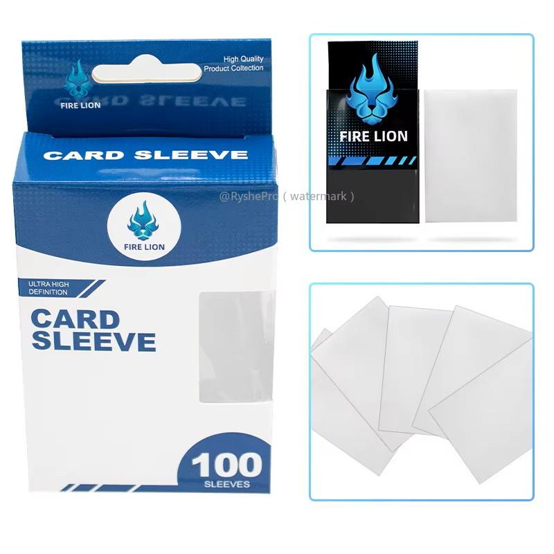 100PCS 66x91mm Matte Card Sleeves Standard Size Protector for Competition TCG, PKM Trading Card Tsarot and Board Game Shields