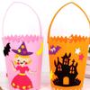 Trick Or Treat Halloween Candy Bag Halloween Decoration Gift Basket Cartoon Halloween Bag  Props