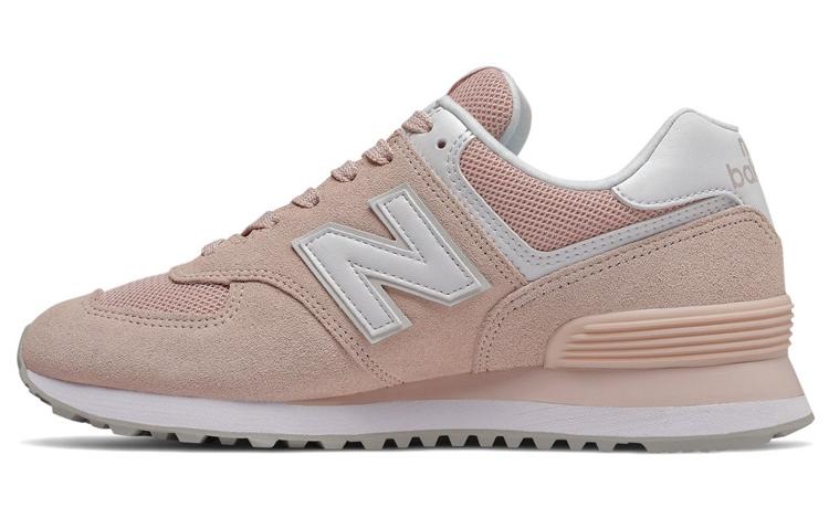 New Balance Серия 574 Розово-белые Широкие Женские WL574OAB 36