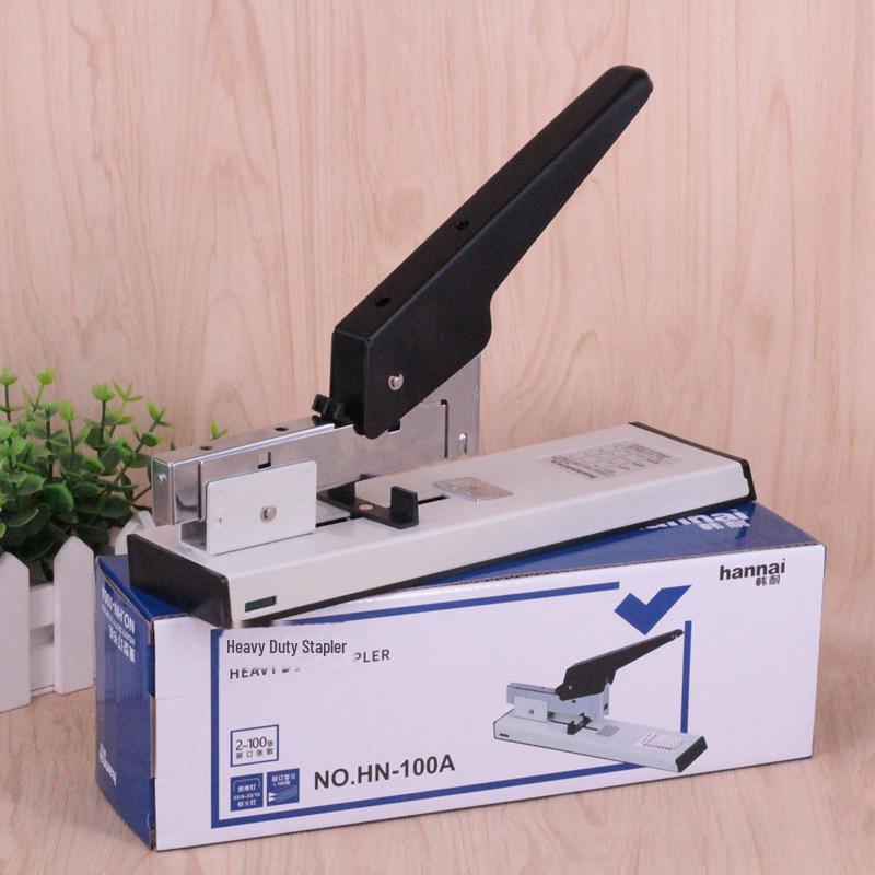 Heavy-Duty Huapuda Stapler, 100 Sheets, 23/13 Staples