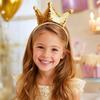 Diadema Brillante con Cabeza de Corona Princesa Lentejuelas Banda para el Cabello Aro para la Cabeza Tocado Corona Accesorios para Disfraces de Hada