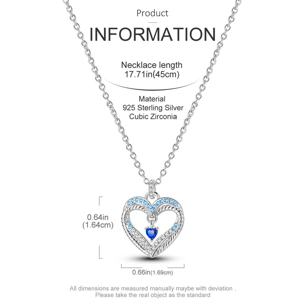 925 Silver Necklaces Heart Simple Irregular Trendy Simple Necklaces for Women Gift Party Jewelry Gift