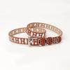 Zinc Zinc Alloy Buckle PU Leather Waistband Vintage Unisex Belt Fashion Oval Multihole Belt  Streetwear