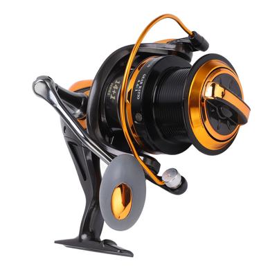 Carrete de Spinning de Fundición Metálica de Alta Velocidad 14+1BB Carrete para Pesca Marítima Accesorios de Tackle (8000)