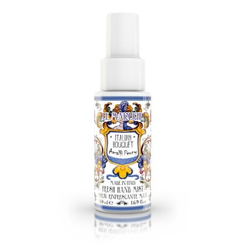 Sanwa Trading Rudy Le Maioliche Fresh Hand Mist (Hand & Mask Mist) Amalfi Peony