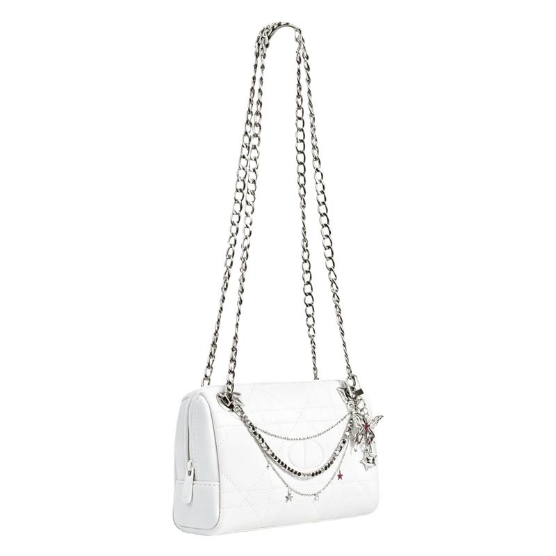 DIOR DIY Style Cosmetic Bag Star Chain Butterfly Niche Exquisite Personality Trend High-end American Style Minimalist Light Luxury Polyester
