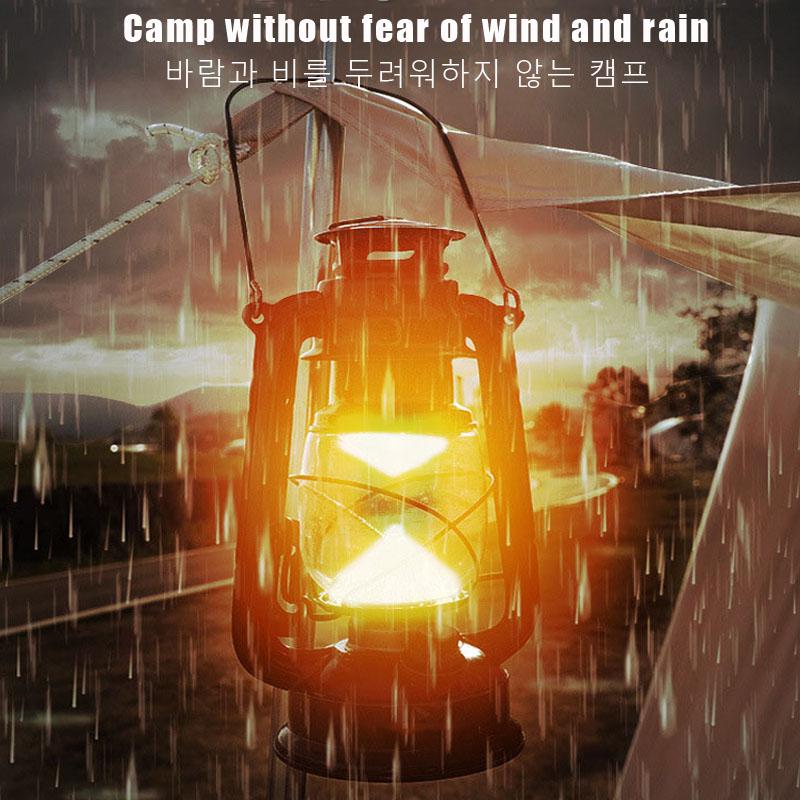Camping Light Rechargeable LED Portable Lantern Battery Kerosene Lamp Dimming For Tent Travel Outdoor Lighting Camping Equipment