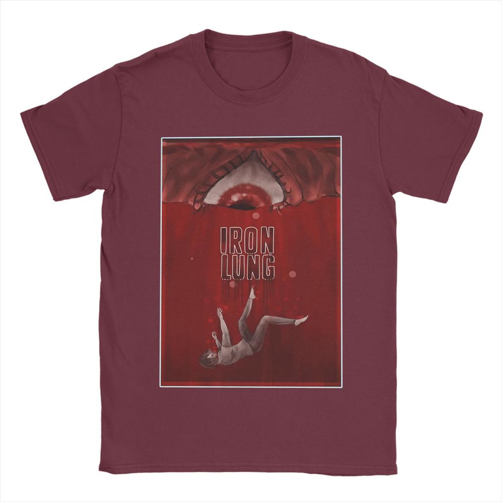 ŽELEZNÉ PLÍCE 2026 vintage Bavlněné tričko Pro muže Letní Y2K Retro trička Kulatý výstřih Trendy trička Oversize s potiskem
